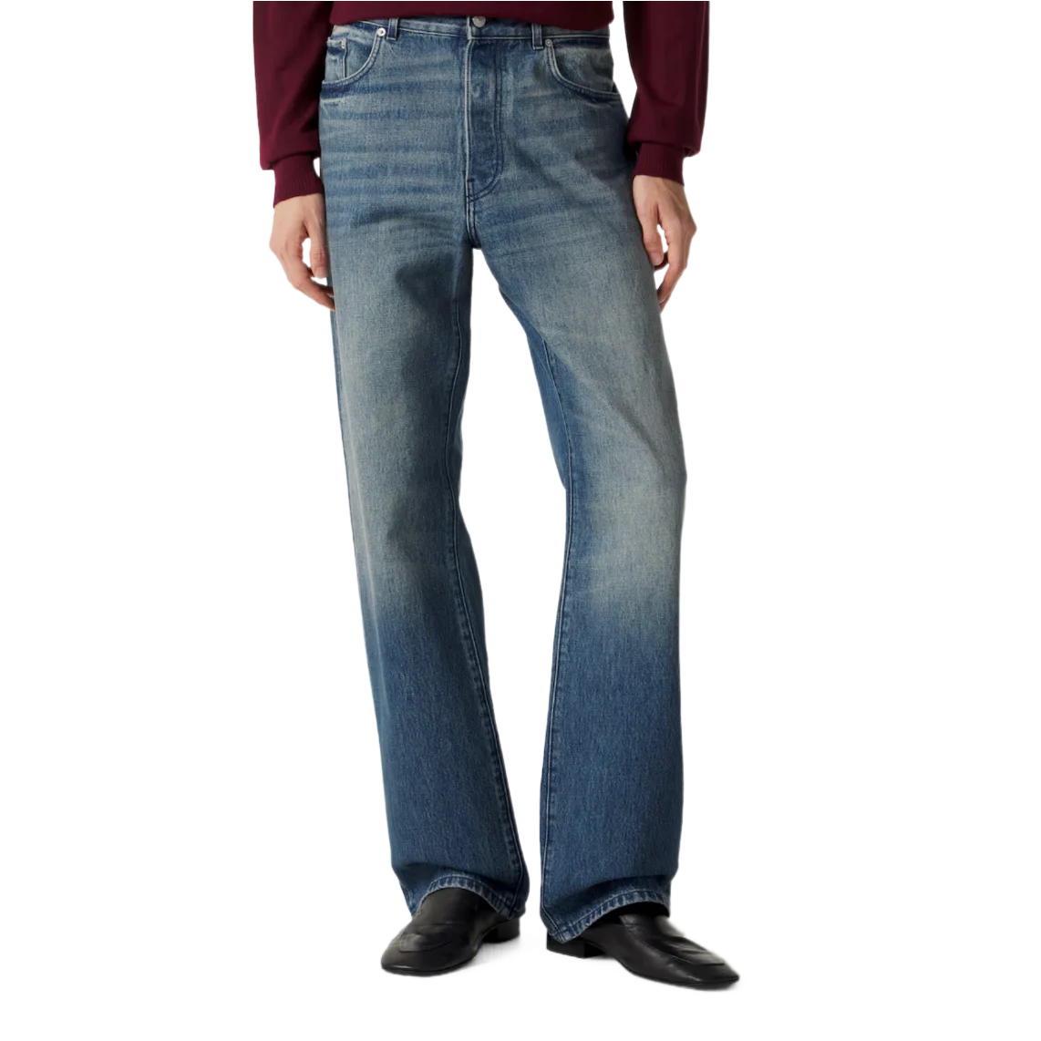 Faded Straight Jeans