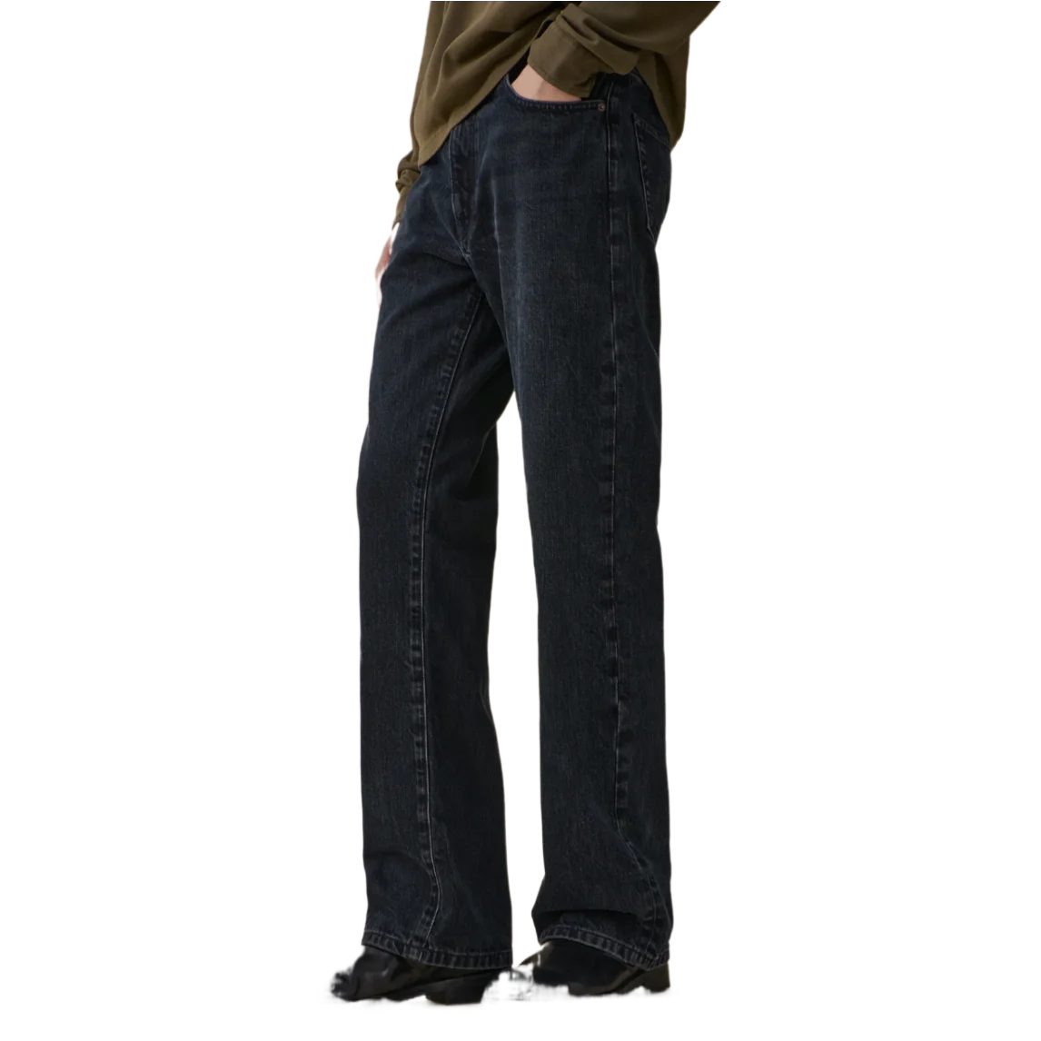 Vega Blue Black Jeans