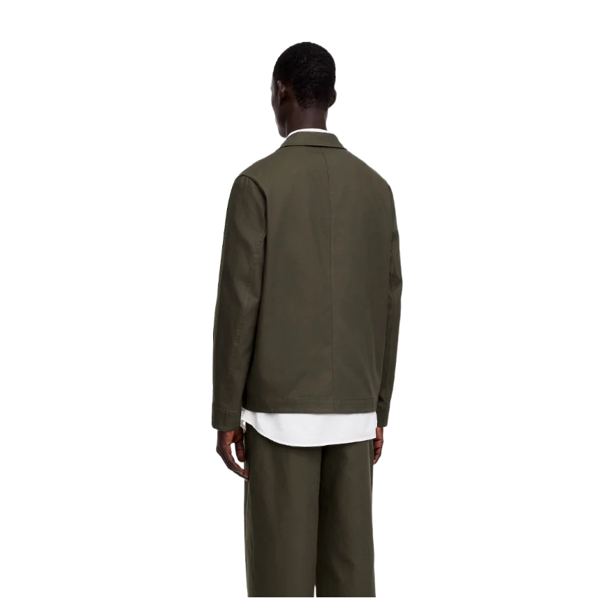 Linen and cotton blazer