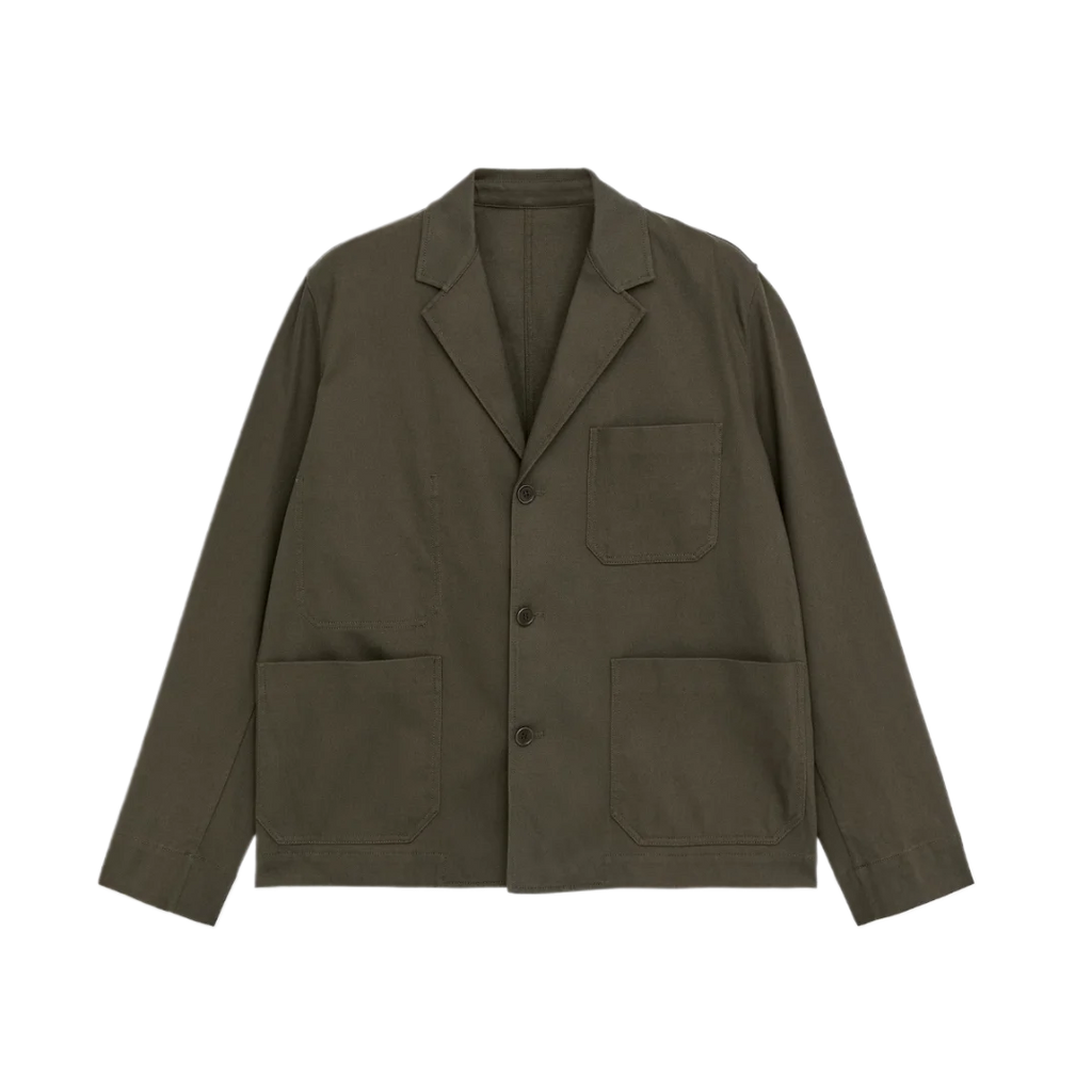 Linen and cotton blazer