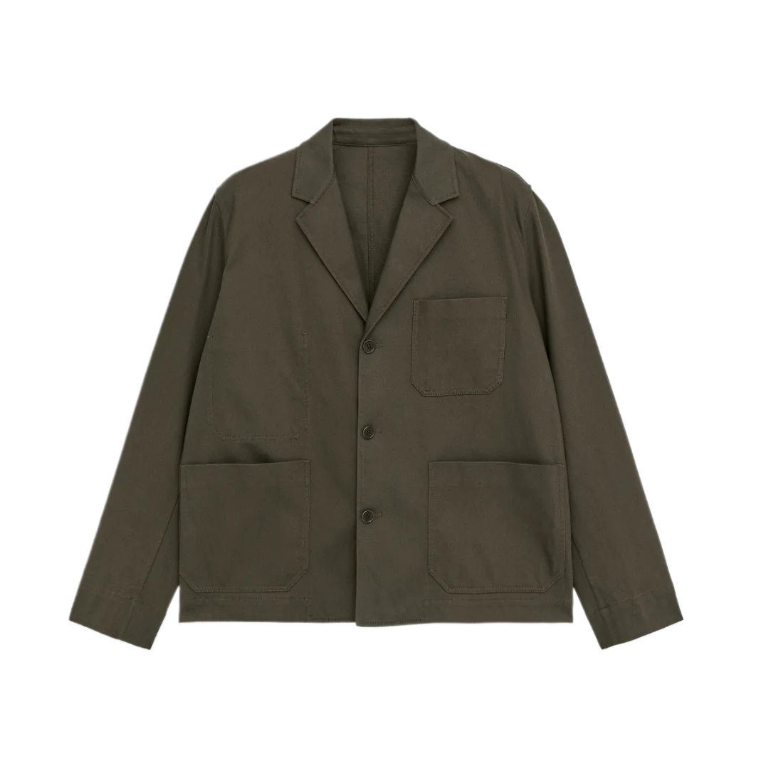 Linen and cotton blazer