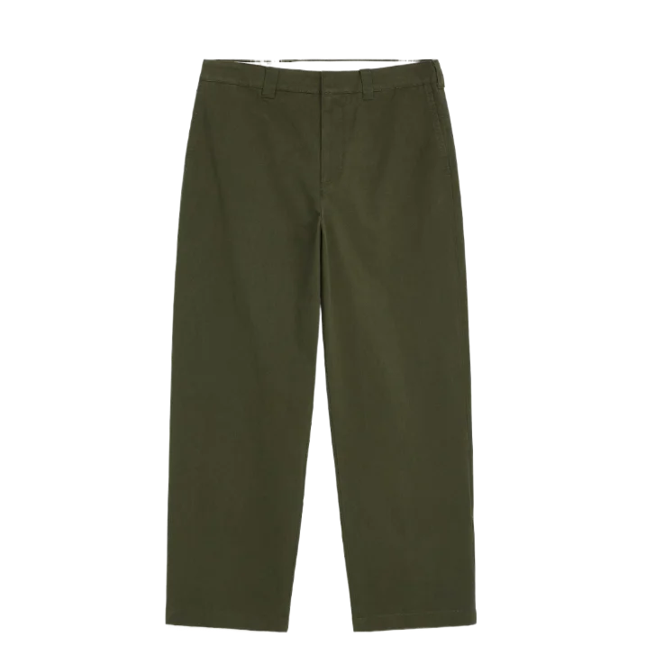 Wide Fit Workwear Chinos Khaki Green