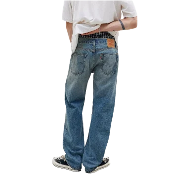 Years Passed By 555 Relaxed Straight-Leg Jeans