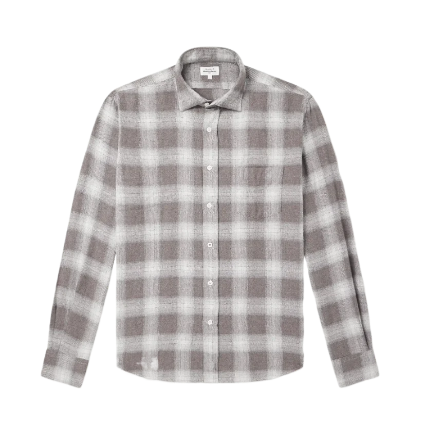 Paul Checked Cotton and Lyocell-Blend Flannel Shirt