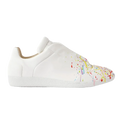 Future Low Paint-Splattered Leather Sneakers