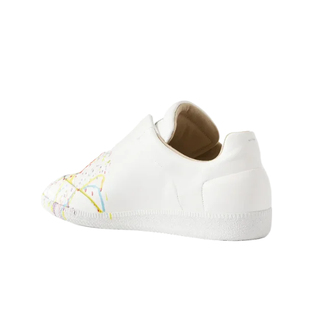 Future Low Paint-Splattered Leather Sneakers