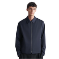 Tailored Wool Jacket with Zipper