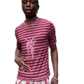 Red Stripe Short Sleeve Graphic Tee