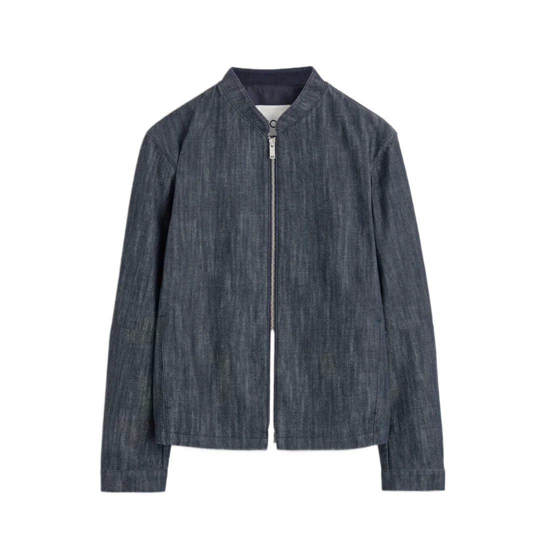 Denim Bomber Jacket
