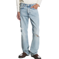Mercury Mid-Rise Relaxed Bootcut Jeans Bleached Sky Medium Blue