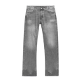 Space Mid Waist Relaxed Straight Jeans Alien Black - Dark Black