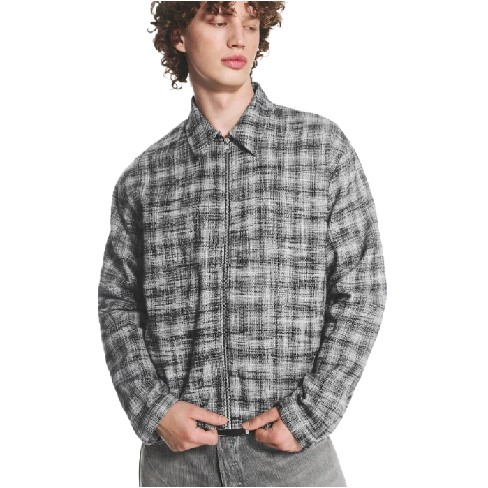 Minimal Zip-Overshirt