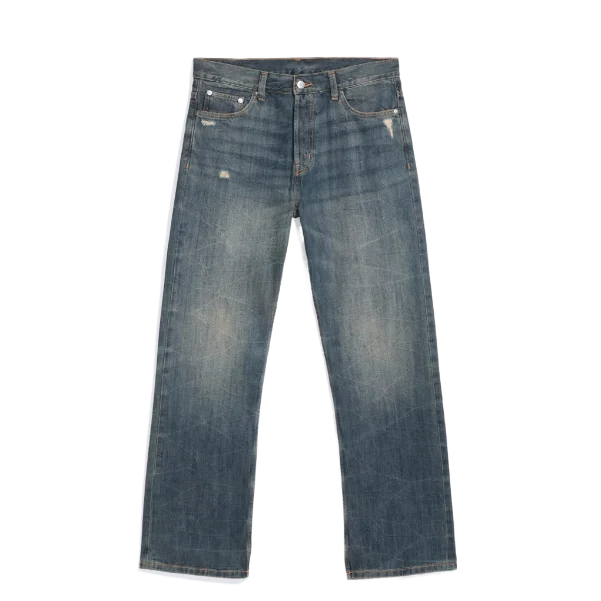 SPACE MID WAIST RELAXED STRAIGHT JEANS