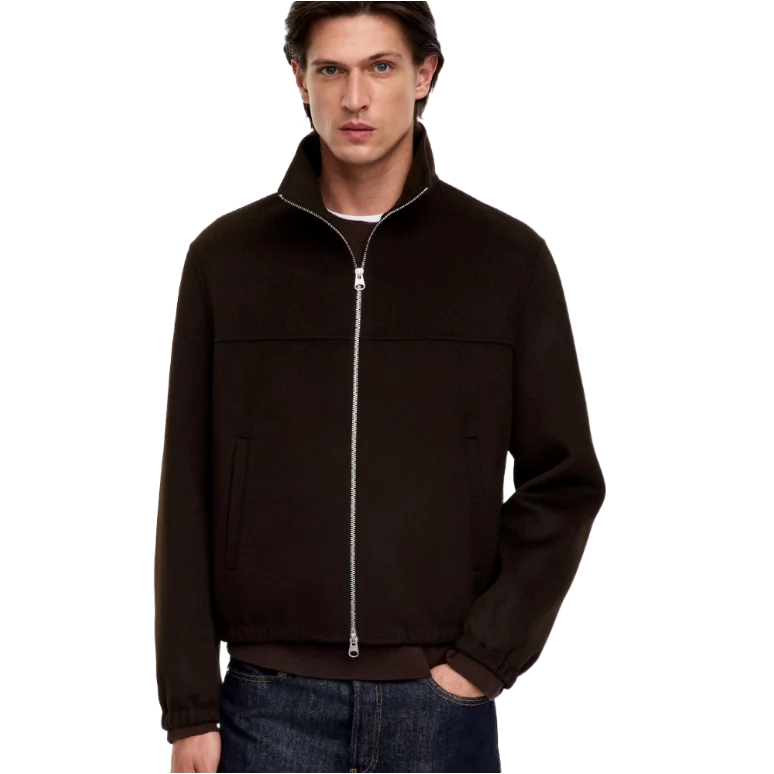 Doubl Blouson Dark Brown