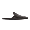 Intrecciato Leather Slippers