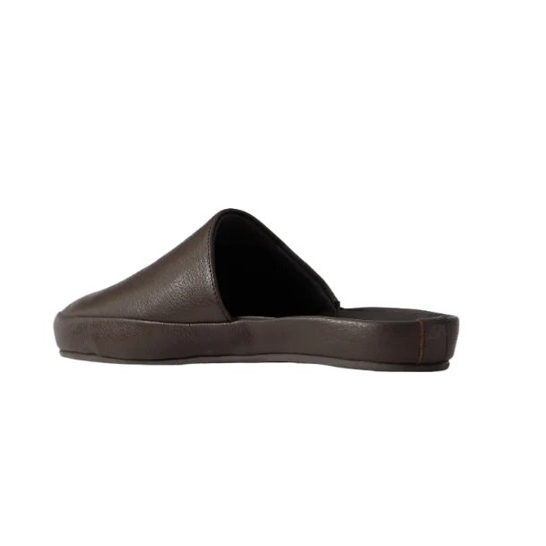 Full-Grain Leather Slippers