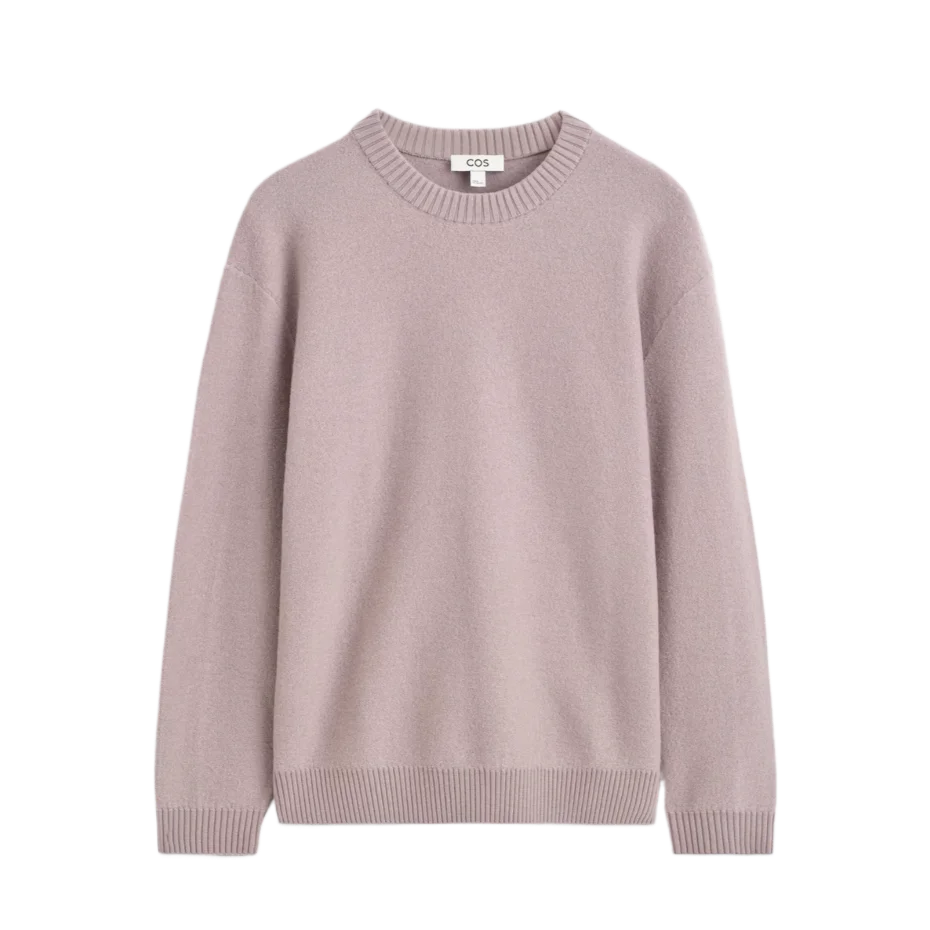 Boiled Merino Wool Crewneck Sweater