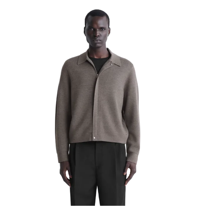 Knitted Merino Wool Jacket