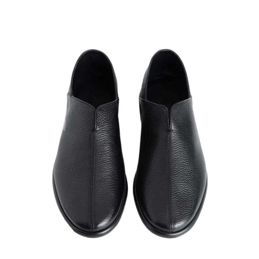 Structured Leather Mules