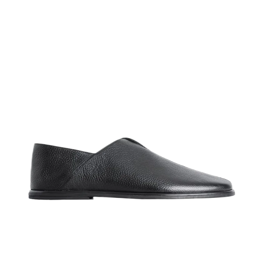 Structured Leather Mules