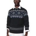 100% Lambswool Fair Isle Crew Neck Jumper