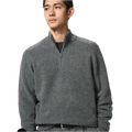 Soufflé Yarn Half-Zip Jumper