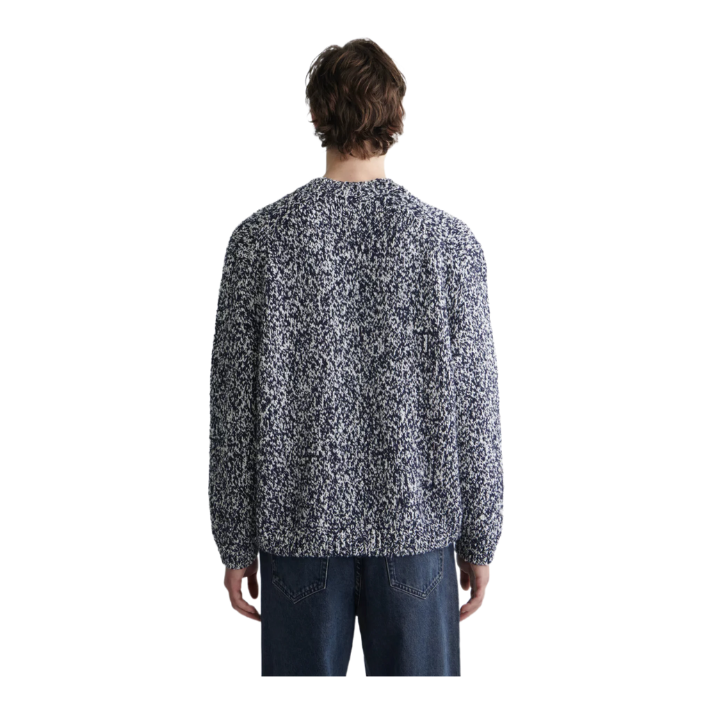 FLECKED WOOL-BLEND HEAVYWEIGHT JUMPER