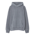 WASHED COTTON-JERSEY HOODIE FADED BLUE