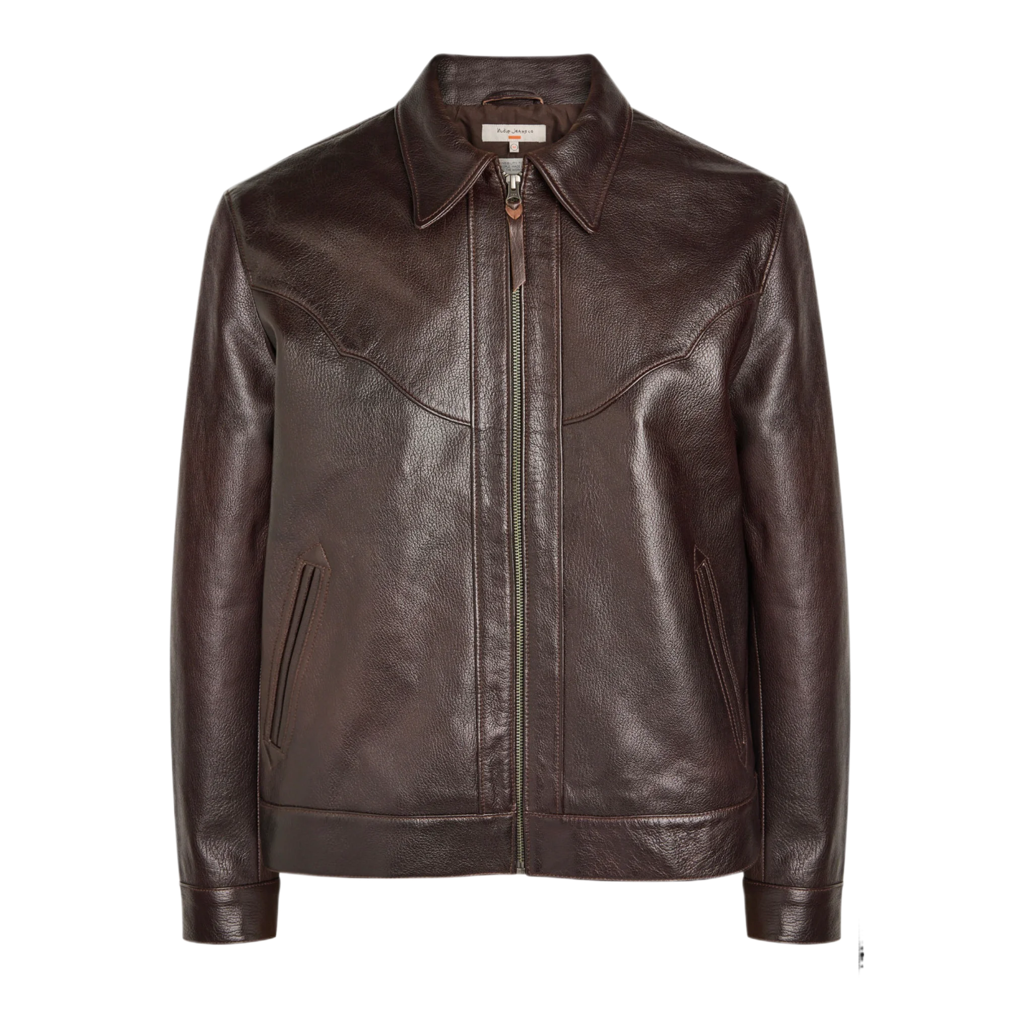 Joppe western leather jacket