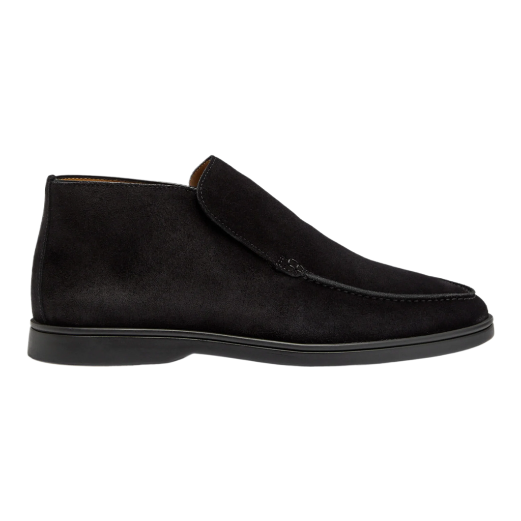 City suede loafers