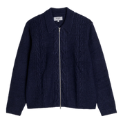 Friar cable-knit jacket