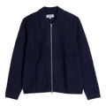 Friar cable-knit jacket