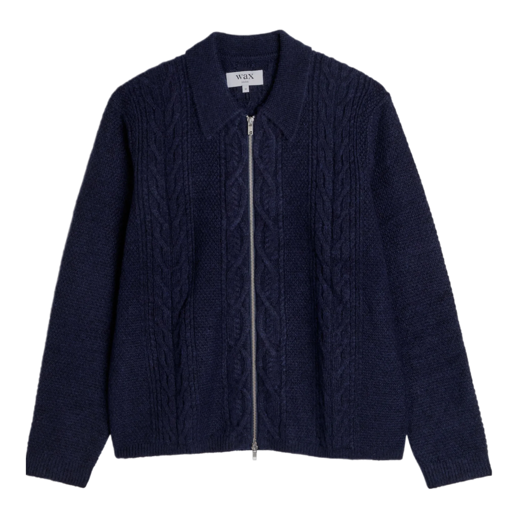 Friar cable-knit jacket