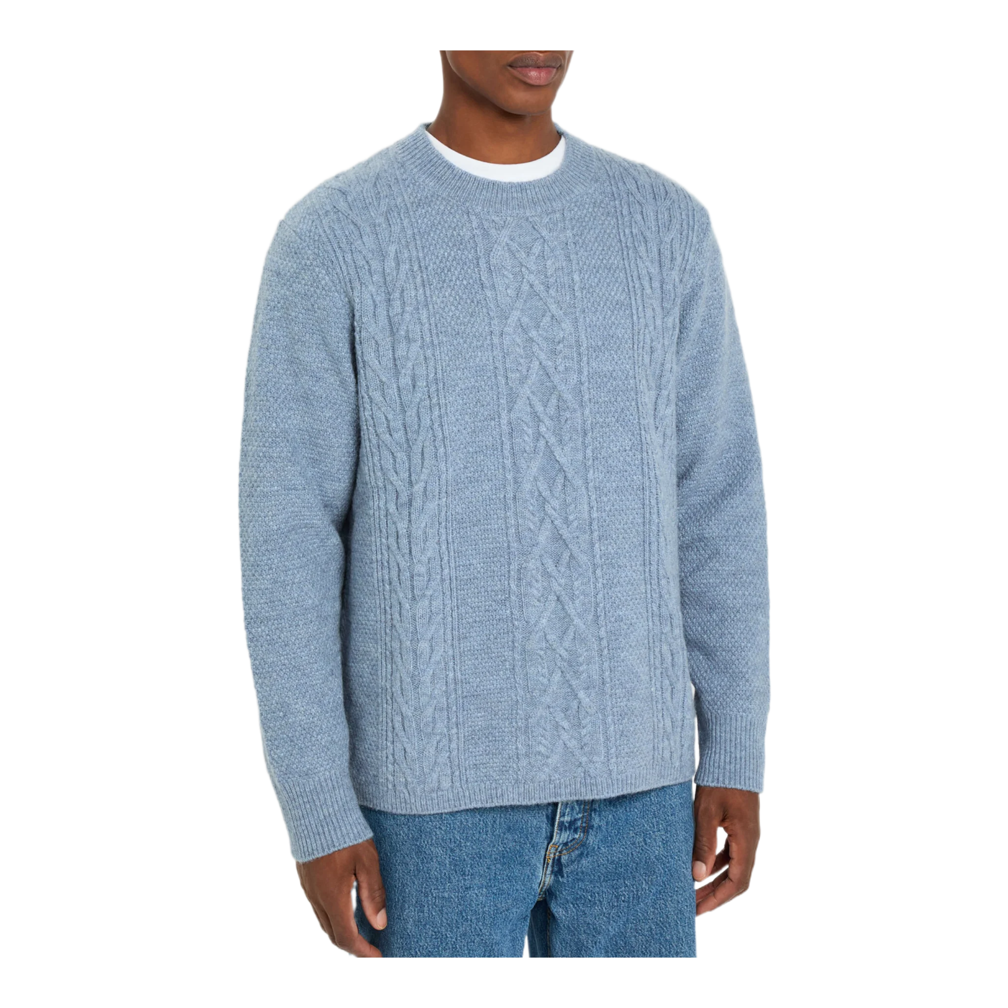 Hyatt cable-knit jumper