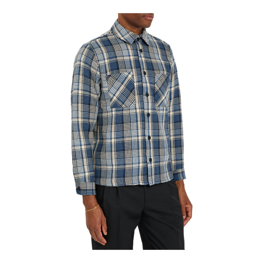 Whiting checked woven overshirt