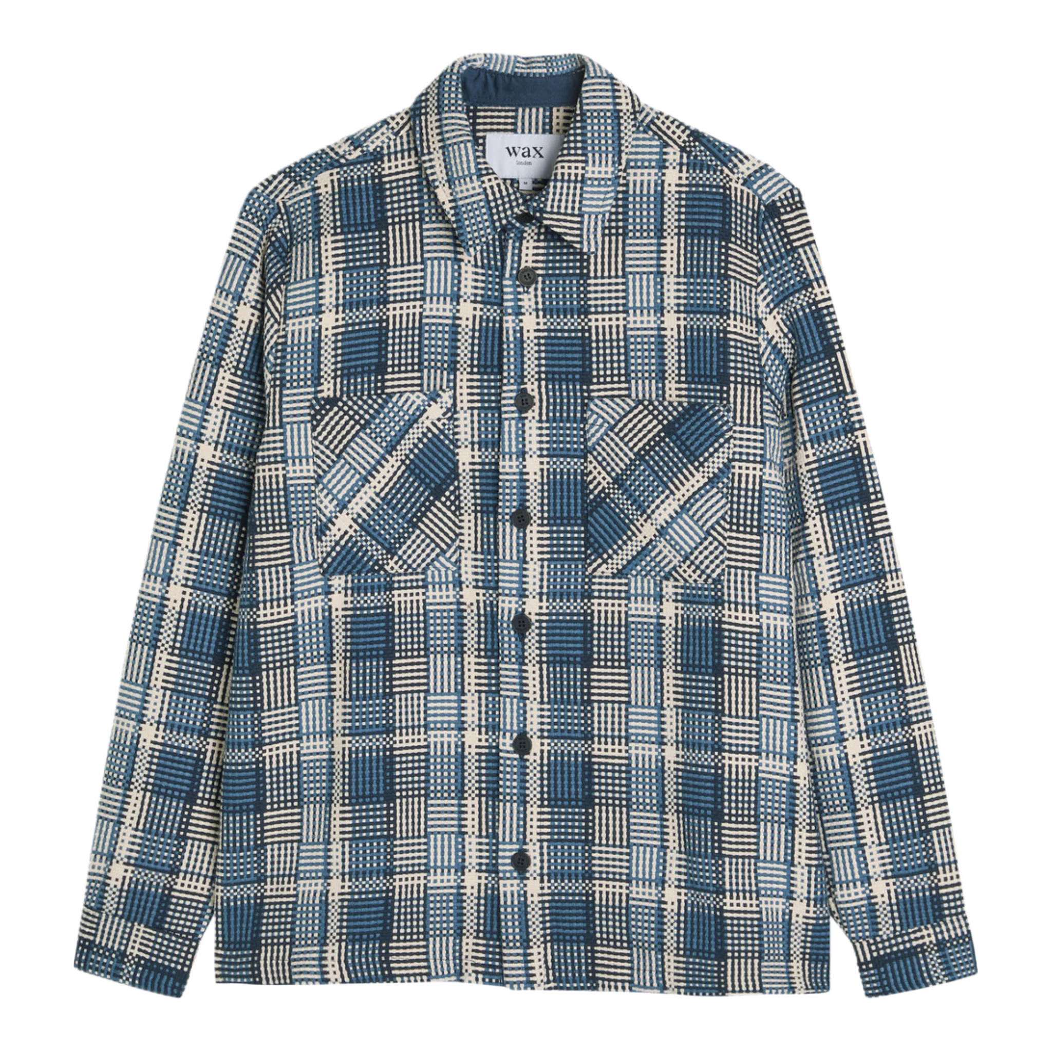 Whiting checked woven overshirt