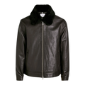 Kendal shearling-trimmed leather jacket