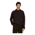 Heavy Knit Wool Jumper Brown