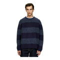 Wool Jumper Striped Grey/Blue