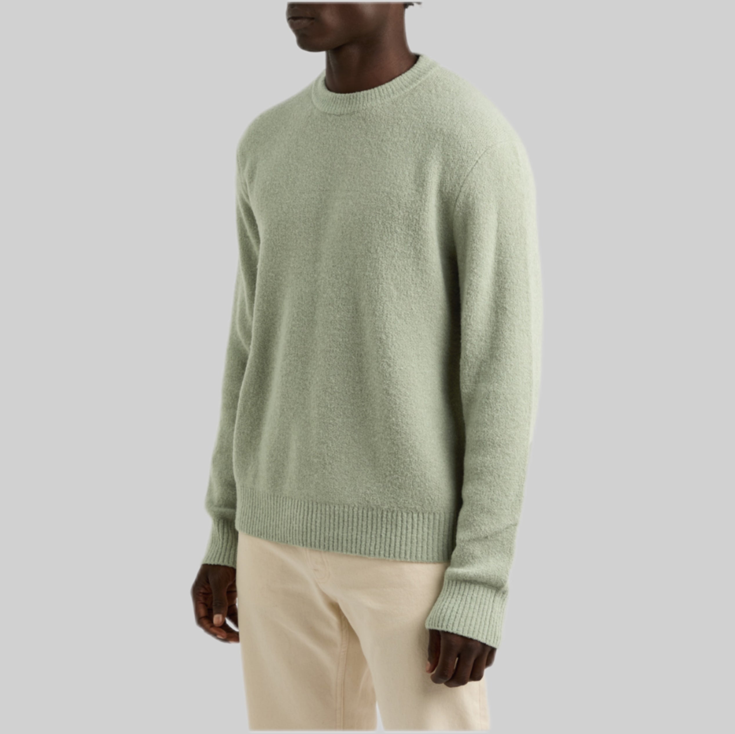 Wilde Wool-Blend Jumper - Light Green