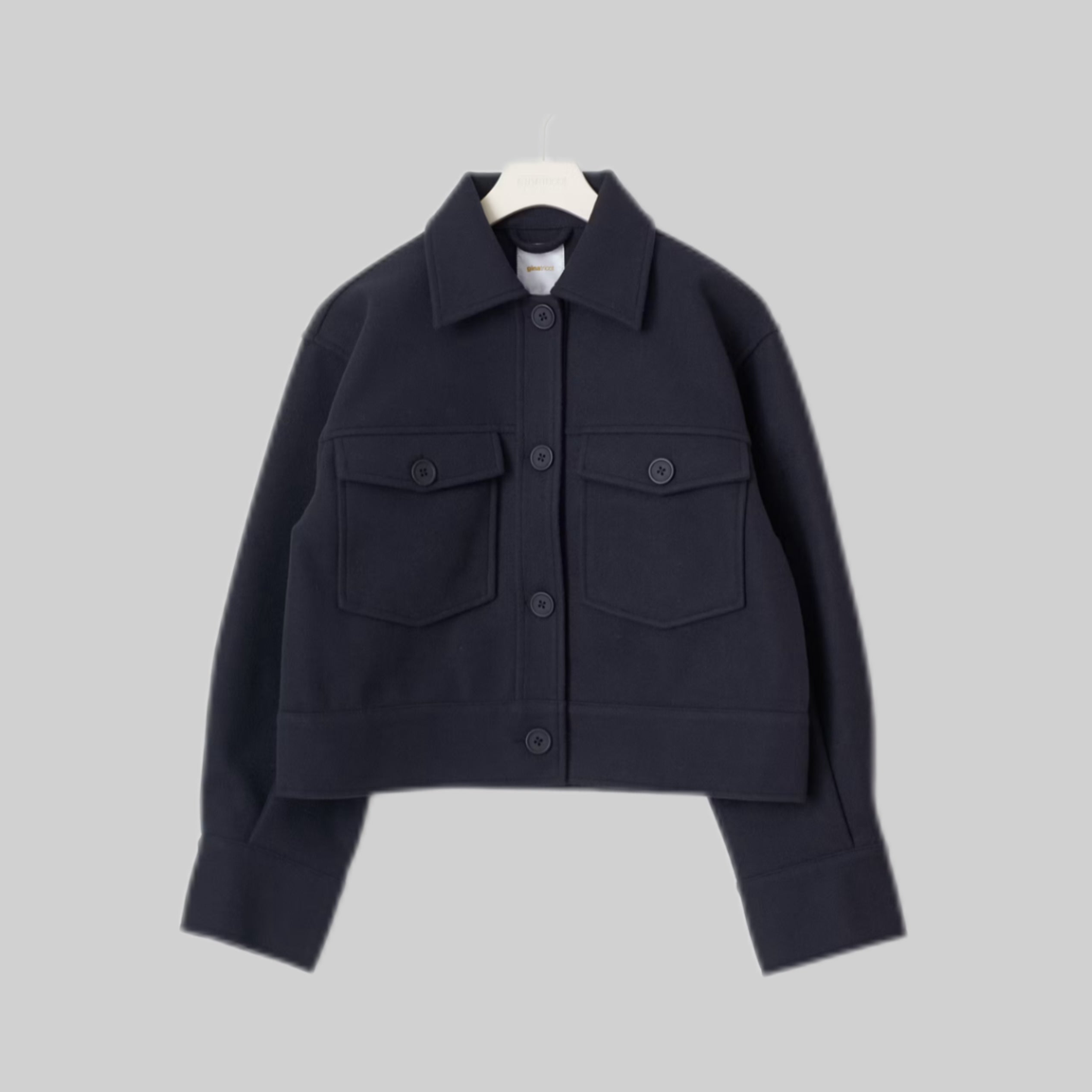 GINA TRICOT Y-FRONT POCKET JACKET - NAVY