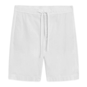 White Regular Rise with Drawstring Waist