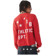 Red Skater Long Sleeve T-Shirt – Relaxed Fit with Print
