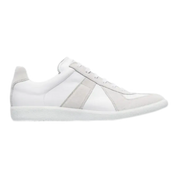 Replica Low Top Sneakers White Suede Leather
