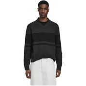 Striped Double-Faced Knitted Polo Shirt