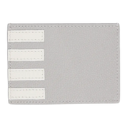 4-Bar Stripe Card Holder – Light Grey