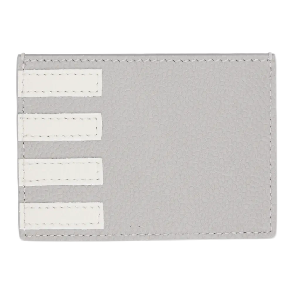 4-Bar Stripe Card Holder – Light Grey