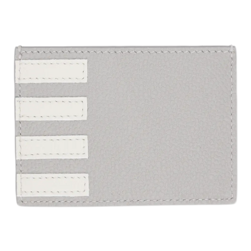4-Bar Stripe Card Holder – Light Grey