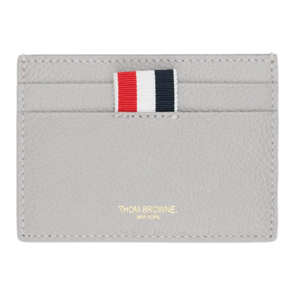 4-Bar Stripe Card Holder – Light Grey