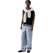 Stripe Boxer Pants – Soft Cotton Wide-Leg Lounge Wear